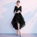 Royal Blue Long Evening Gowns 2019 New Arrival Elegant A-Line Casual Lace Dress Party Formal Half Sleeve Robe De Soiree ES1854