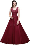 Sexy Illusion Lace Pink Bridesmaid Dresses A-line Deep V-neck Wedding Party Dresses Robe Demoiselle D'honneur