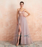 Elegant Evening Dresses 2019 V-Neck Full Beaded Crystal Dress Formal Evening Gown Long Prom Party Gown Vestido de Fiesta NE50