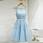 It's YiiYa Bridesmaid Dress For Girls Plus Size Short Pink Blue Party Dresses 2019 Women vestido madrinha LX073