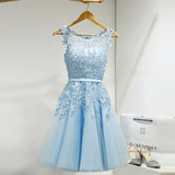 It's YiiYa Bridesmaid Dress For Girls Plus Size Short Pink Blue Party Dresses 2019 Women vestido madrinha LX073