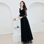 It's YiiYa Evening Dress 2019 Summer Slim Elegant Long Sleeve Lace Formal Dresses Fashion O-neck Women Party Gown Plus Size E016