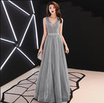 weiyin A Line Vintage  Evening Dresses 2019 Long Pink Sleeveless Floor Length Party Prom Dress Vestido De Noiva WY1323