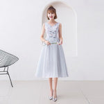 A-Line Burgundy Bridesmaid Dresses Wedding Guest Elegant Boat Neck Formal Sister Prom Junior Bridal Dress China Club Party