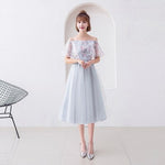 A-Line Burgundy Bridesmaid Dresses Wedding Guest Elegant Boat Neck Formal Sister Prom Junior Bridal Dress China Club Party