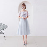 A-Line Burgundy Bridesmaid Dresses Wedding Guest Elegant Boat Neck Formal Sister Prom Junior Bridal Dress China Club Party