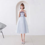 A-Line Burgundy Bridesmaid Dresses Wedding Guest Elegant Boat Neck Formal Sister Prom Junior Bridal Dress China Club Party
