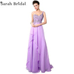 Vestido De Festa Illusion Back Champagne Evening Dresses Real Photo Hot Sale One Shoulder Crystal Sequin Prom Gown YD004