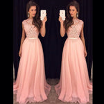 Long Bridesmaid Dresses Sleeveless Chiffon Lace Pink Red Royal Blue Wedding Party Dress Formal Gowns Vestidos 2018 hot plus size