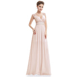 Plus Size Bridesmaid Dresses 2019 Elegant Cheap Chiffon Party Gowns Beading Empire Hollow Out Formal Party Dresses for Wedding